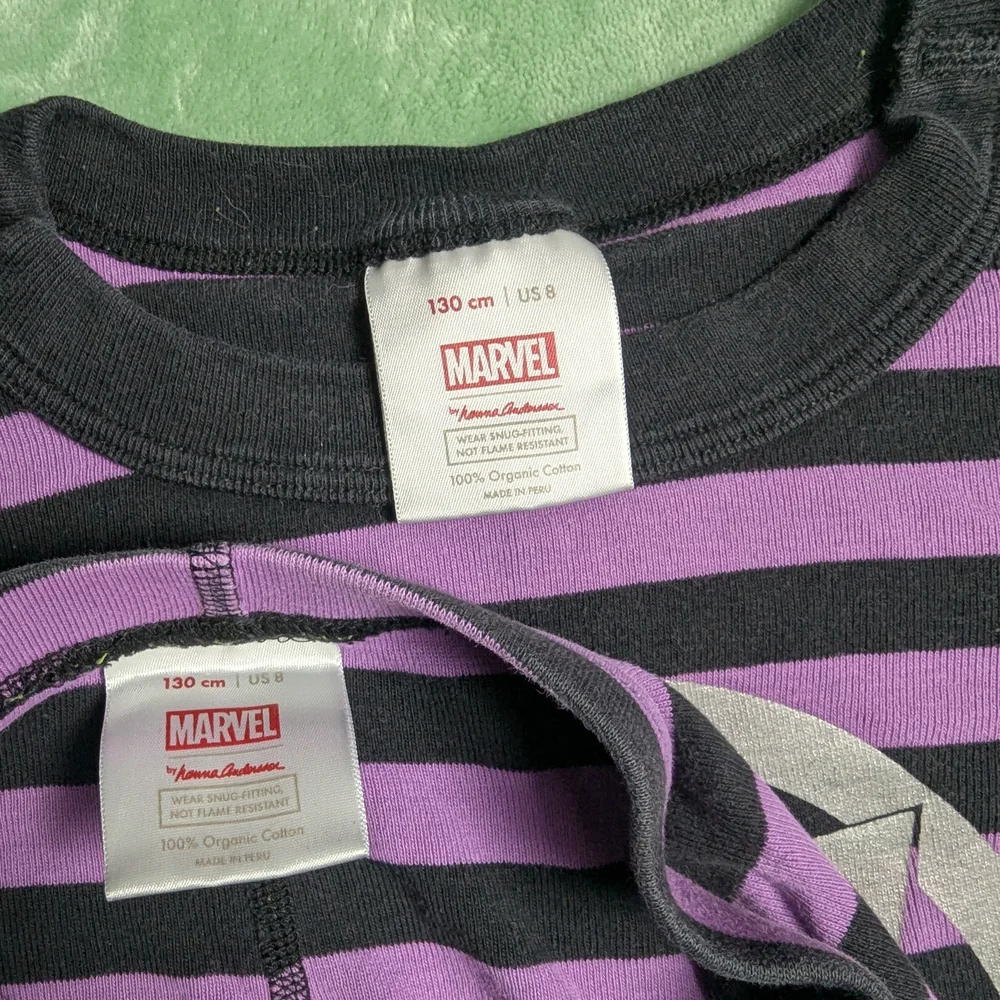 Hanna Andersson Marvel Black Panther Organic Cotton Pajama Set Children's 8